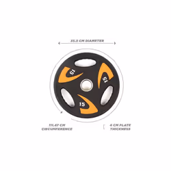Phoenix Fitness 15KG Olympic Weight Plate