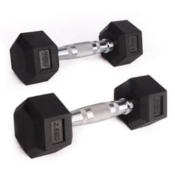 Phoenix Fitness Pair of 2.5KG Hex Dumbbells