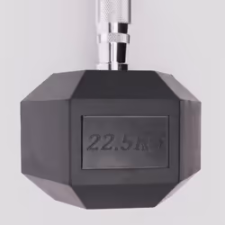 Phoenix Fitness Pair of 22.5KG Hex Dumbbells