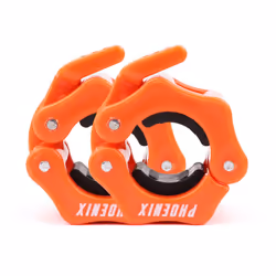 Phoenix Fitness 1" Orange Barbell Clamp