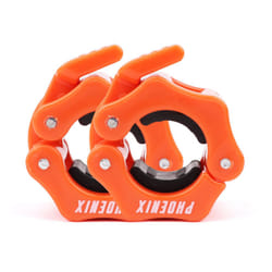 Phoenix Fitness 1" Orange Barbell Clamp