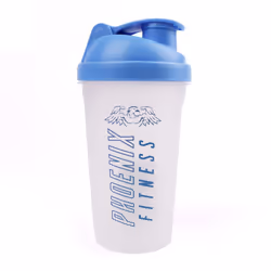 Phoenix Fitness 500ml Protein Shaker Bottle - Blue