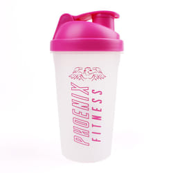 Phoenix Fitness 500ml Protein Shaker Bottle - Pink
