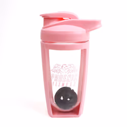 Phoenix Fitness 600ml Protein Shaker Bottle - Pink