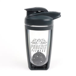 Phoenix Fitness 600ml Protein Shaker Bottle - Slate