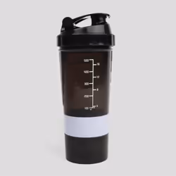 Phoenix Fitness 500 Protein Shaker Bottle - Black