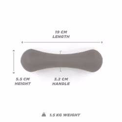 Phoenix Fitness Pair of 1.5KG Neoprene Dumbbells