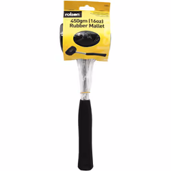 Rolson Quality Tools Ltd 10514 16 oz Tubular Steel Rubber Mallet