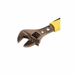 150mm (6") Black Nickel Rubber Grip Adjustable Wrench  19020: Rubber Grip Handle