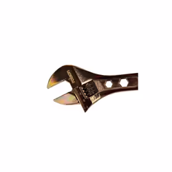 250mm (10") Black Nickel Adjustable Wrench 19022: Rubber Grip Handle