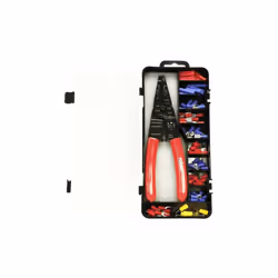 Rolson Crimper Plier Kit With 84pc Connectors 20810