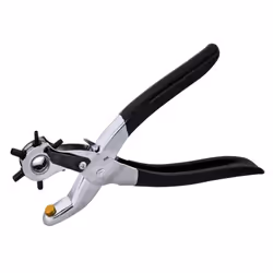 Revolving Punch Pliers For Punching Holes In Paper Plastic Leather Rolson 20839