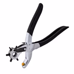 Revolving Punch Pliers For Punching Holes In Paper Plastic Leather Rolson 20839