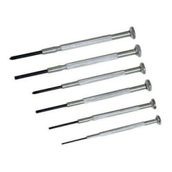 Rolson Precision Screwdriver Set ,Swivel Tops, Slotted & Cross Point