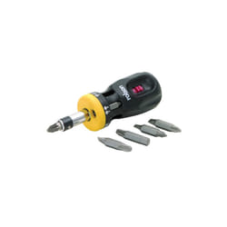 1 Pack - Rolson 28402 12 in 1 Stubby Screwdriver