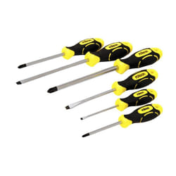 Rolson Screwdriver Set Home Garage Repair DIY Handy Tools 6pcs - Yellow