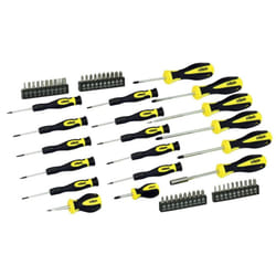 58 Piece Screwdriver Set In Storage Case -  screwdriver set 58 rolson pieces 28882