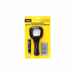 Rolson 6 LED Magnifier & 9 In 1 Precision Screwdriver 36027
