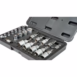 Rolson Star Socket and Bit Set (29 pieces) 38642