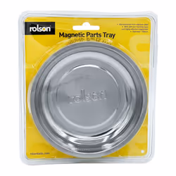 Rolson Stainless Steel Magnetic Dish with soft non scratch base and wide 150mm Bowl 42461