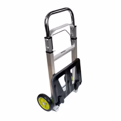 Rolson Aluminium Folding Trolley - High Capacity 90kg With Strong Aluminium Frame And Wide Steel Load Carrying Footplate 4251 ...
