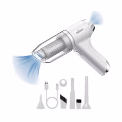 2 in 1 Rechargeable Vacuum Cleaner Powerful Suction Blower for Home Car & Office