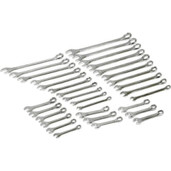 Rolson 46895 32pc Spanner Set Fully Polished MM/AF in Blow case