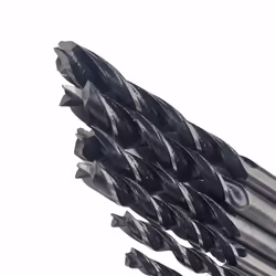Rolson 14pc Hex shank wood drill set: 6 flat bits 10mm-25mm & 8 carbon steel drill bits 3mm-10mm 48526
