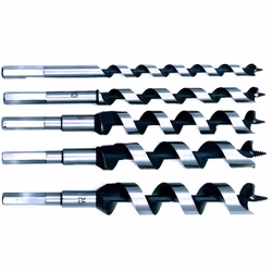 Rolson 48545 Auger Bit Set, 200 mm - 5 Pieces