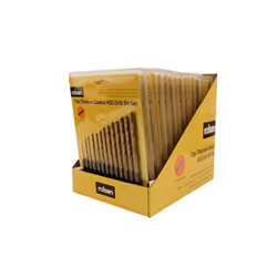 Rolson 13pc Titanium coated HSS drill bit set 48621