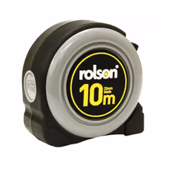 Tape Measure 10M 32Ft Lockable Hard Wearing Measure 10m x 32mm Rolson 50570