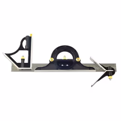300mm Mini Combination Square - Set Rolson 50879 12inch Protractor Adjustable - combination square set 300mm rolson 50879 12 ...