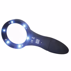 Mini LED Magnifying Glass - Rolson 6 Illuminated 60328 Lights - magnifying glass led rolson 6 mini illuminated 60328 lights