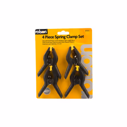 Rolson 60350 4pc 90mm Spring Clamp Set
