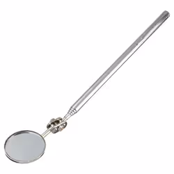 Extending Telescopic Swivel Inspection Mirror Extends 180-463mm Rolson 60516