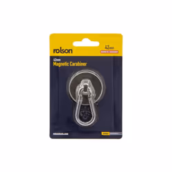 42mm Magnetic Carabiner 63kg Weight Capacity Quick Clip Durable Metal Hook
