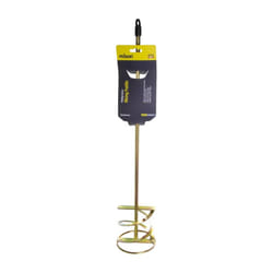 Multipurpose Mixing Paddle 120mm Steel Hex Shank for Paint Plaster Cement 63cm