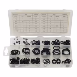 225 Piece O Ring Assortment -  oring assortment 225pc rubber tap washers gasket set seal assorted plumbing petrol diesel 225p ...