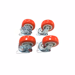 75mm Heavy Duty Swivel Castor Wheels 4 pack Max Load 200Kg