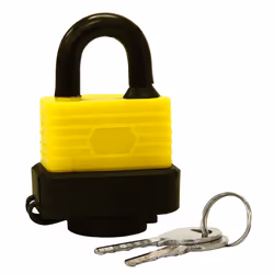 30mm Weatherproof Heavy Duty Laminated Steel Padlock Key Shed Door Rolson 66511