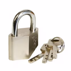 40mm Weatherproof Heavy Duty Solid Steel Padlock Key Shed Door Rolson 66531