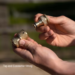 4pc Brass Watering Accessory Set with Quick Connect Fittings