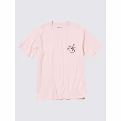 Uniqlo Japan Peace For All Graphic T shirT  shorT Sleeve  Regular fiT  Haruka Ayase - 10 PINK/4XL