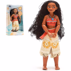 Official Disney Moana 28cm Classic Doll With Foldable Boat