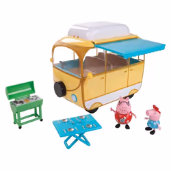 Pig Camping Playset- Includes pig, George & Daddy Pig Figures
