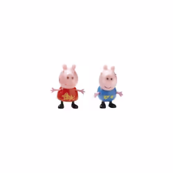 Peppa Pig Theme Park Figures Peppa with teddy motif and George