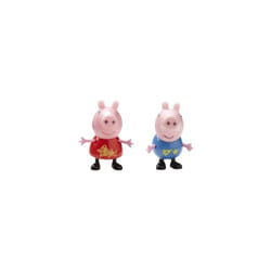 Peppa Pig Theme Park Figures Peppa with teddy motif and George