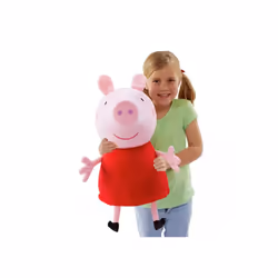 (George) Peppa Pig Giant Peppa Pig or George plush toy - Peppa Pig