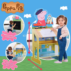 Peppa Pig Play and Draw Wooden Easel