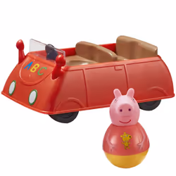 Peppa Pig Weebles - Push-Along Wobbily Car
